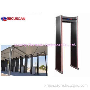 Walk Through metal detector gate With Six detection zone fo